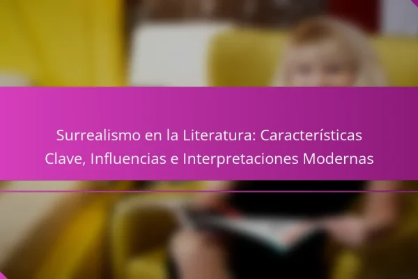Surrealismo en la Literatura: Características Clave, Influencias e Interpretaciones Modernas